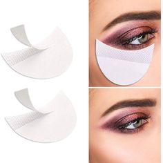 Under eye shield allows for a clean application of both eyeshadow and glitter Directions for use: Remove sticker paper from behind shield, apply underneath eye, and apply eyeshadow. Excess eyeshadow and/glitter will fall on the shield and allow for a clean application. Once complete remove shield and discard. Great to be paired with our Eye Shadow Palette or Chunky Glitter Under Eye Creases, Eyeliner Application, Winged Eyeliner Stamp, Eyeliner Stencil, Shadow Face, Panda Eyes, False Eyelash Extensions, Beautiful Eye Makeup, How To Apply Eyeshadow