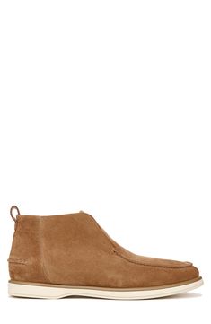 Everyday styling is easy with this supple suede boot inspired by classic desert designs. Pull-on style Leather upper and lining/rubber sole Imported Slip-on Suede Boots With Textured Sole, Suede Ankle-high Chukka Boots With Suede Lining, Ankle-high Suede Chukka Boots With Suede Lining, Casual Suede Ankle Boots, Fall Suede Desert Boots With Leather Footbed, Suede Desert Boots With Leather Footbed For Fall, Suede Ankle-high Chukka Boots With Stitched Sole, Suede Ankle-high Boots With Textured Sole, Ankle-high Suede Chukka Boots With Stitched Sole