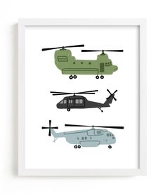 Coming from a family who has worked on and around aircraft, I've always loved watching air shows. And occasionally before the show starts, I'll draw the aircraft! I hope this print finds it's home among aviation aficionados and future pilots! Aviation Room, Flying Helicopter, Kids Art Print, Army Art, Kids Canvas Art, Wall Art For Kids, Baby L, Kids Wall Decor, Kids Wall Art