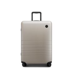 Best 26" Check-In Suitcases | Monos Travel Luggage & Accessories Monos Luggage, Hard Shell Luggage, Carry On Size, Hardside Luggage, Checked Luggage, Leather Luggage Tags, Shoe Bags, Luggage Cover, Leather Luggage