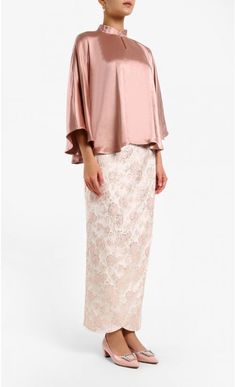 Baju Kurung Kedah Moden Simple, Baju Kurung Songket Modern, Baju Raya Ideas Modern 2023, Kebaya Rose Gold Hijab, Raya Outfit Ideas, Baju Raya Ideas Fashion, Baju Kurung Fashion Modern