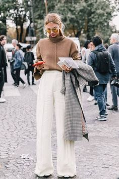 Street Style Fall Outfits, Moda Paris, Collage Vintage, Looks Street Style, Winter Trends, Fashion Weeks, Fall Street Style, Fashion Week Street Style, 가을 패션