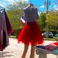 The Beautiful Red Mini Tulle Skirt. The Mini Red Skirt Is A Skater-Skirt Mini Style. Wear It With An Embellished Top And With Heels For A Night Out, And With Flat Sandals Or Sneakers For A More Casual Look.The Mini Red Tulle Skirt Is Above Knee Length, 19inch/50cm From The Waist Down. It’s Double Layered For Extra Volume & The Bodice Is Made Of Stretchy Crochet To Enable A Perfect Fit. Mini Red Skirt, Red Tulle Skirt, Stretchy Crochet, Red Tutu, Skirts Short, Tulle Tutu Skirt, Red Skirt, Embellished Top, Skirt Mini