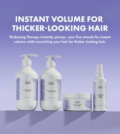 Thickening + Volume Shampoo & Hair Products | BondiBoost – BondiBoost.com Briogeo Conditioner, Bondi Boost Conditioner, Bondi Boost Purple Shampoo, Biolage Purple Shampoo, Volume Shampoo, Shampoo Hair, Volumizing Shampoo, Hair Thickening, Volume Hair