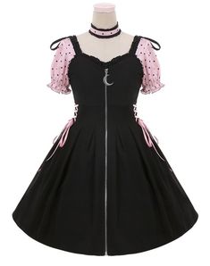 Devil Inspired, Pastel Goth Fashion, Zip Design, Swaggy Outfits, Design Dress, Goth Outfits, Alternative Outfits, Sweet Tea, Kawaii Clothes