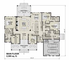 the main floor plan for this house is very large and has lots of space to put in