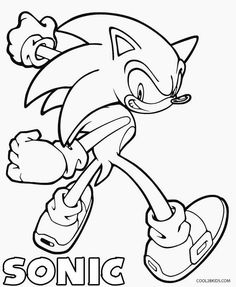 sonic the hedge coloring pages for kids to print out and color on with their own name