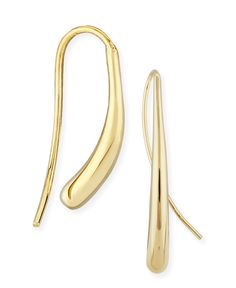 Stylish long fluid teardrop earrings that will last a lifetime. Crafted in 14k yellow gold and perfect to wear all day. Earrings For Wedding, Big Clothes, Beauty Gift Sets, Beauty Sale, Casual Loafers, Tech Gifts, Watches Jewelry, Wedding Wear, Beauty Gift