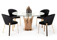 ,Jubilee furniture store Las Vegas-Modern furniture Perceptual Map, Dining Tables Ideas, Round Glass Dining Table, Brown Dining Chairs, Dining Table Gold, Round Dining Table Modern, Glass Round Dining Table, Round Dining Room Table, Black Chairs