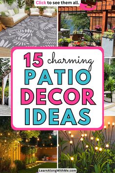 the top ten patio decor ideas