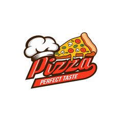 the logo for pizza perfect taste