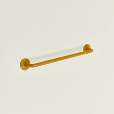 Small towel bar in Mustard. Towel Bar Decor, Towel Bar Bathroom, Hand Towel Bar, Towel Racks & Holders, Bar Shelf, Raise The Bar, Towel Racks, Towel Bars, Kitchen Hardware