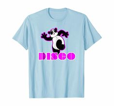 KIDS TEE: Super Cute Disco Panda T-Shirt by Turbo Volcano *NEW* 5 Colors - 10 colors to choose from so that you look great when representing the mighty DISCO PANDO! Our cute panda shirt is a great look for all occasions! - Kawaii Cute Disco Panda T-Shirt Funny Gift Tee features a disco dancing panda bear, no dabbing panda here just disco. Best panda gift for christmas. - Vintage disco panda t-shirt, best panda gift for girls and boys! Funny gift for Christmas, a retro dancing panda shirt for a g Retro Dancing, Disco Dancing, Vintage Disco, Panda Shirt, Panda Gifts, Panda Tshirt, Disco Dance, Funny Christmas Gifts, Christmas Vintage