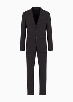 Shop GIORGIO ARMANI Single-breasted Soho line suit in virgin wool for Man at the official store and browse the Slim Fit Suits collection. Armani Suits For Men, Corporate Attire, Slim Fit Suits, Fitted Suit, Armani Men, Single Breasted, Clothes Collection, Soho, Giorgio Armani