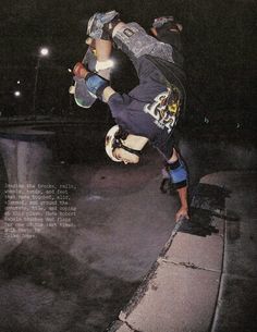 a skateboarder is doing a trick in the air