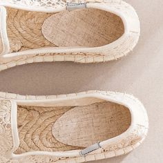 Olivia Mark - Fishermans Loafer: Half-Slip Linen and Cotton Lazy Shoes, featuring Grass Weaving and White Sneaker Elements Beige Low-top Summer Loafers, Beige Slip-ons With Almond Toe, Beige Slip-ons With Cushioned Footbed And Flat Shape, Beige Slip-ons With Woven Sole And Round Toe, Beige Cushioned Flat Slip-ons, Cream Flat Heel Loafers For Summer, Cream Summer Loafers With Flat Heel, Summer Cream Loafers With Flat Heel, Beige Non-slip Slip-ons