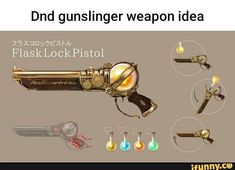 Dnd Gunslinger, Dnd Crafts, Dnd Stories, Dungeon Master's Guide, Dnd Classes, Dnd Funny, Dnd 5e Homebrew, Dnd Dragons, Fantasy Props