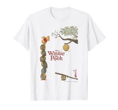 the winnie pooh t - shirt with an image of a tree and honeybees