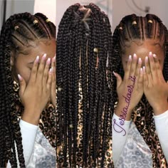 Fav #feedinbraids #feedincornrows #detroithairstylist #detroitbraidstylist #detroitbraids 😊 #braids #detroithairstylist #detroitbraider… African American Girl Hairstyles, Trendy We Fryzurach, Kid Braid Styles, Protective Hairstyles For Natural Hair, Natural Hairstyles For Kids, Girls Hairstyles Braids, Braids For Kids, Black Hairstyles, Trendy Hair