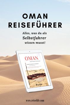 an ebook cover with the title oman reisefuhrer written in german