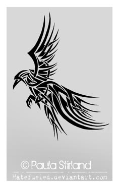 Rose And Dagger, Native Tattoos, Crow Tattoo, Norse Tattoo, Tattoo Templates, Nordic Tattoo, Raven Tattoo, Raven Art, Viking Art