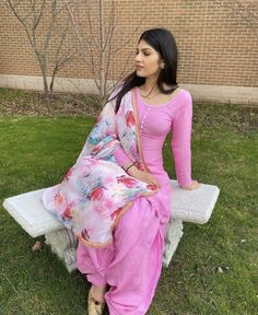 Simple Patiyala Suit, Printed Punjabi Suits, Simple Salwar Suits