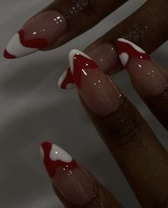 nail trends, old money nails, classy nails, february nails, valentines nails, nail inspo, almond nails, winter nails, nail ideas, nail designs, cool nail designs, nail 2024 trends, 2024 nail trends, february nail designs, valentines day nails, valentines nails, trending nail ideas, cool nail inspo, popular nail ideas, minimalist nails, cute gel nails, winter nail designs, dark cherry red nails, cherry wine nails, february nails winter simple, glossy nails, french manicure, square nails, short nails, naked nails Heart Tip Nails, Wine Nails, Almond Acrylic Nails, Funky Nails, Chic Nails, Valentine's Day Nails, Valentines Nails, Cute Acrylic Nails