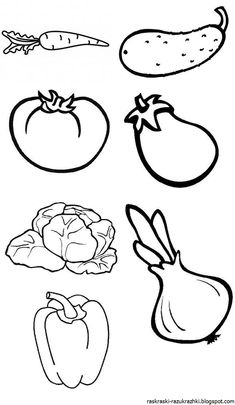 vegetables coloring pages for kids to print out and color on the page, including tomatoes, peppers