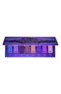 Melt Cosmetics Smoke Sessions 2 Eyeshadow Palette | Nordstrom Cool Tone Eyeshadow, Melt Gemini Palette Looks, Purple Eyeshadow Palette, Purple Witch Eyeshadow, Galaxy Eyeshadow, Big Eyeshadow Palette, Purple Eyeshadow Pallete, Huda Beauty Eyeshadow Palette, Makeup Palette Collection