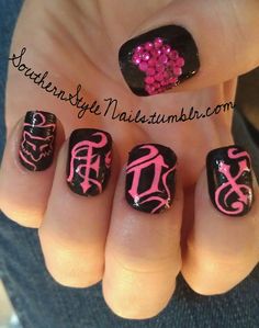 Fox Racing Nails, Racing Nails, Fox Racing Logo, Fox Nails, Camo Nails, Logo Nail, Racing Logo, Top Nails, Nail Polish Art