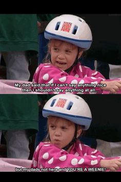 Full house <3 Michelle Tanner, Funny Captions, Tv Quotes, Have A Laugh, E Card