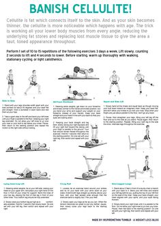 an exercise poster with instructions on how to use it