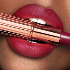 A dreamy berry pink matte lipstick Pink Matte Lipstick, Nude Pink Lipstick, Revolution Lipstick, Charlotte Tilbury Matte Revolution, Luxury Lipstick, Makeup Brushes Guide, Perfect Lipstick, Ombre Lips, Natural Lip Colors