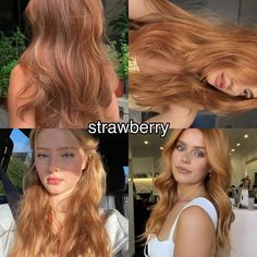 Fair Skin Ginger Hair, Peachy Strawberry Blonde Hair, Hair Color For Red Skin Tone, Blonde To Strawberry Blonde Hair, Cool Tone Red Hair Color, Best Hair Color For Green Eyes, Gingerbread Caramel Hair, Hair Colours Ideas