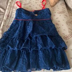 Brand New With Tags Ruffle Summer Dress Cheap Y2k Beach Dresses, Blue Y2k Mini Dress, Blue Y2k Summer Dress, 2000s Blue Dress, Y2k Summer Beach Mini Dress, Moodboard Theme, Ruffle Summer Dress, Hollister Dresses, Thrift Inspo