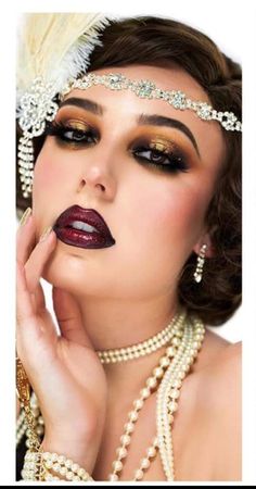 Flapper Costume Makeup, Flapper Makeup