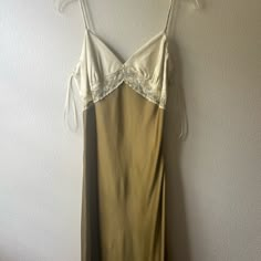 From Persona Boutique In La! Super Pretty, Just Doesn’t Fit Me. Slip Dress With Lace, Pretty Fashion, Pretty Style, Olive Color, Green Cream, Dress With Lace, Lace Dress, Persona, Slip Dress