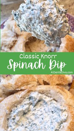 spinach dip is an easy appetizer that can be made in less than 10 minutes