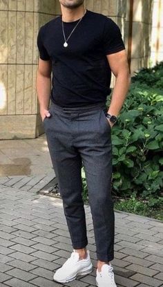 Mens Summer Outfits, Stylish Men Casual, Outfit Chic, Mens Casual Dress Outfits, Mens Fashion Casual Outfits, Stylish Mens Outfits, Mens Casual Dress