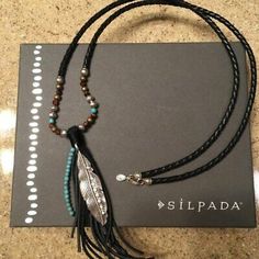 Silpada 925 Sterling Silver CZ Leather Birds Of A Feather  Necklace N3344    | eBay Feather Necklace, Birds Of A Feather, Red Tigers Eye, Feather Necklaces, Tigers Eye, Fashion Jewelry Necklaces, Bird Feathers, Tigers, Fashion Watches