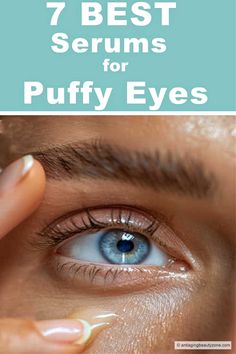 Woman using a under-eye puffiness serum like Plexaderm to reduce puffy eyes and swelling. Eye Puffiness, Dr Brandt, Crepey Skin, Best Serum, Peter Thomas Roth