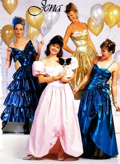 Monkey Muck: Bad ads (1980's prom edition) 80s Prom Dress Costume, Fashion 1980s, Black Halloween Dress