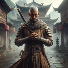 #artwork #ia #ai #gallery #galleryart #aiart #artgallery #wallpaper #character #image #anime #fantasy #player #warrior #war #dnd #figther #rpg #battle #fighter #Soldier #paladin #clergyman #monk #temple #china #shaolin Monk Fantasy Art, Monk Dnd Character Design, Monk Temple, Monk Dnd, Shaolin Monks, Character Design References, Dnd Characters, Dungeons And Dragons, Soldier