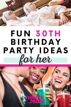 Her 30th Birthday Ideas, Birthday Plans For Women, Ideas For 30th Birthday, Over 30 Birthday Party Ideas, Womens Birthday Theme Ideas, 30 Year Old Birthday Themes For Her, 30th Bday Ideas For Women Turning 30, Ideas For A 30th Birthday For Women