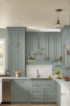 kitchen cabinet remodel,interior design kitchen,home decor ideas,paint color inspiration Neutral Painted Kitchen Cabinets, Benjamin Moore Alabaster Cabinets, Unique Kitchen Cabinet Colors, Painting Cabinets Kitchen Colors Ideas, Fusion Mineral Paint Kitchen Cabinets, Benjamin Moore Alabaster, Alabaster Cabinets, Color Kitchen Cabinets, Kitchen Cabinet Paint