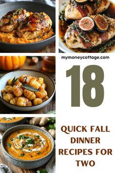 Healthy Supper For Two, Easy Fall Dinner Recipes Dairy Free, Recipes For Four People, 2 Person Healthy Dinner Recipes, Dinner Recipes Fall Easy, 2 Course Dinner Ideas, Yummy Meals For Two, Fall Meals For Family, Easy Fall Meals For Two