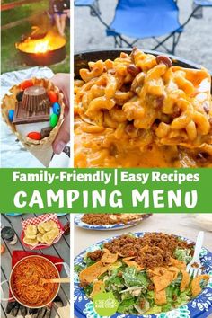 family - friendly easy recipes camping menu