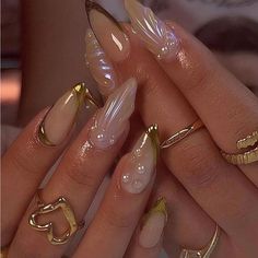 Super Cute And Stylish Ships In 5-10 Business Days Golden Nails, Gold Mermaid, Mermaid Nails, Fire Nails, Funky Nails, Pretty Acrylic Nails, Best Acrylic Nails, Gold Nails, Long Acrylic Nails