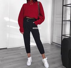 Outfit Goals, Fashion Mode, Looks Style, College Outfits, Fall Winter Outfits, Outfits Casuales, Outfits For Teens, Birkenstock, Black Pants