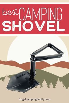 the best camping shovel is on display